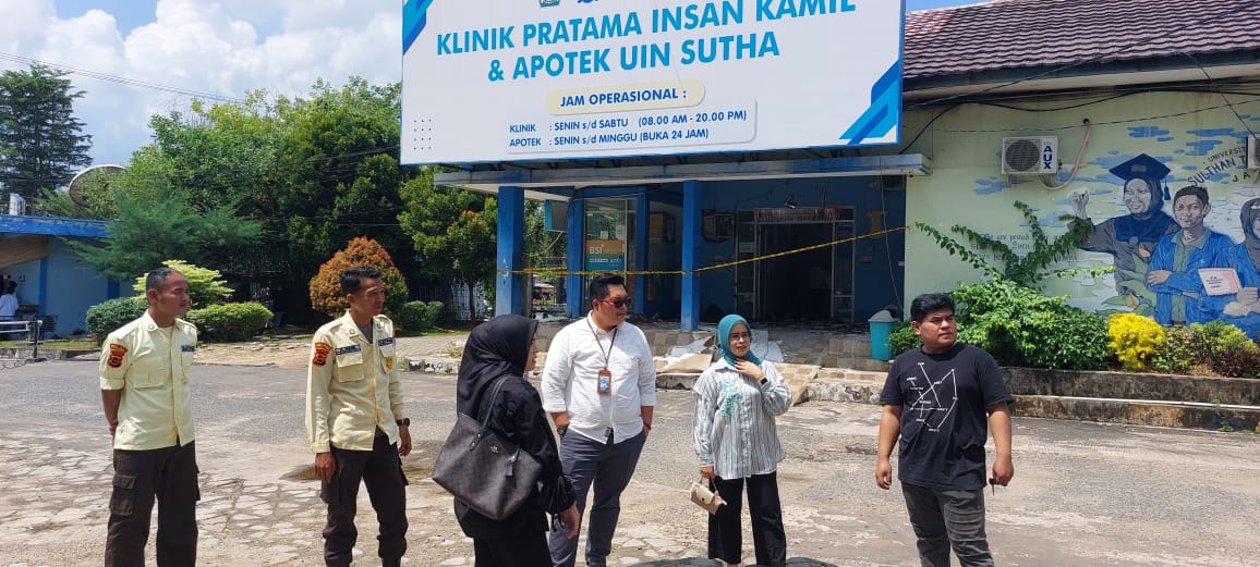 Kepala Pusat Pengembangan Bisnis UIN STS Jambi Mengikuti Rapat Tindak Lanjut Pasca Kebakaran Gedung
